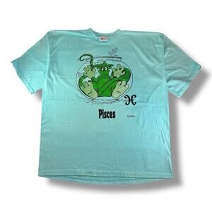 Vintage 1989 Blackthorn Amoroso‎ Pisces Dragon Horoscope Sign Shirt Size XL
